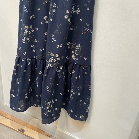 NWT Reitmans Navy Floral Maxi Dress - Picture 2 of 6